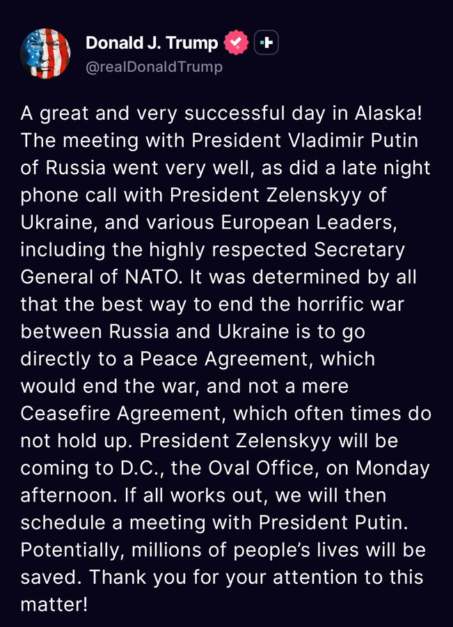 Trump, Zelenskyy to Discuss Russia-Ukraine “Peace Agreement” in High-Stakes White House Meeting