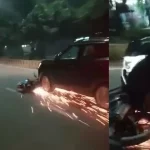 SHOCKING: Man clings to car hood for nearly a kilometer after Highway Collision