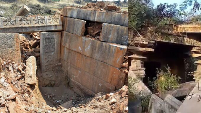 800-Year-Old Kakatiya-Era Shiva Temple in Telangana Demolished for School Project